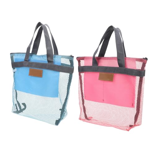 KAILIKETIY 2 Stück Netz Duschtaschen Große Kapazität Kulturbeutel für Damen Tragbare Aufbewahrungstaschen für Reisen Atmungsaktive Organizer für Badezimmer und Outdoor KAILIKETIY 2 Stück Netz Duschtaschen Große Kapazität Kulturbeutel für Damen Tragbare Aufbewahrungstaschen für Reisen Atmungsaktive Organizer für Badezimmer und Outdoor von KAILIKETIY