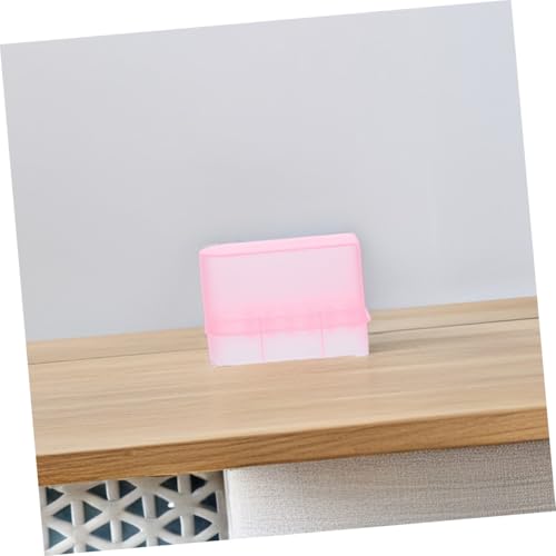 KAILIKETIY 2 Stück Teiliges Nagelbohrer organizer Kompakte Aufbewahrungsbox mit Transparentem Gehäuse Tragbar und Platzsparend für Maniküre Schleifköpfe Praktischer Nail Drill Bit Halter von KAILIKETIY