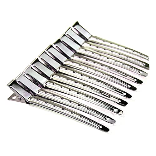 KAILIKETIY 20 Stück Edelstahl Haarnadel Ente Bill Clip Einfache Bobby Haidressing Clips Für Frauen von KAILIKETIY