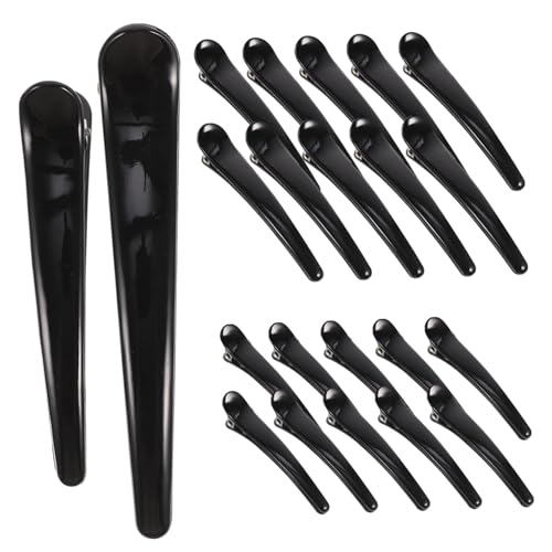 KAILIKETIY 24 Stück Schwarze Haarspangen mit Zähnen für Damen Robuste Haarnadeln zum Haarstyling für Friseursalons und Hochzeiten von KAILIKETIY