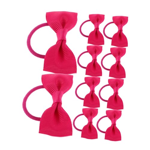 KAILIKETIY 25stücke Schleifen Haargummi Für Mädchen Einfarbiges Design Bezaubernde Schleife Strapazierfähige Materialien Elastisches Band Für Zuverlässigen Sitz Leicht Zu Tragen Und von KAILIKETIY