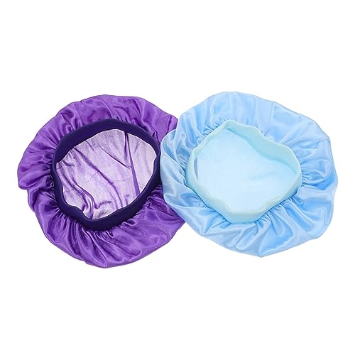 KAILIKETIY 2St Nachthaube Duschhaube Badehut faltbar Kindermützen Babymütze sonnenhut damen schwimmkappe für badekappen für schlafhaube Schlafmütze Praktisch Die Seide von KAILIKETIY