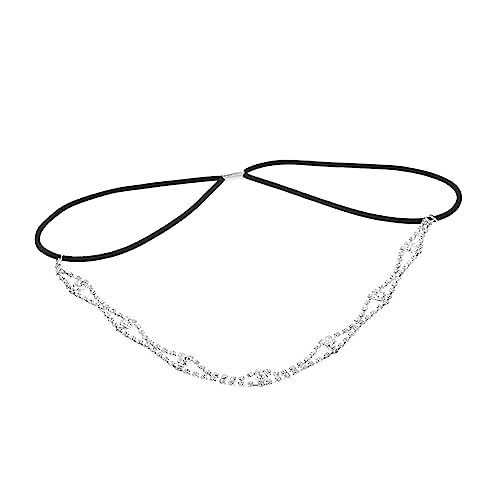 KAILIKETIY 2stücke Wasserstein Kopfkette Haarschmuck Für Damen Retro Haarband Mit Glitzer Für Hochzeiten Partys Und Besondere Anlässe von KAILIKETIY