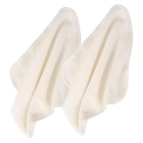 KAILIKETIY 2Stücke Bambusfasern Gesichtsreinigungstücher Saugfähige Umweltfreundliche Handtücher für Sanfte Hautpflege und Einfache von KAILIKETIY