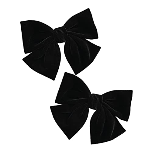 KAILIKETIY 2stücke Bowknot Haarnadel Haar-schmuck Zarte Kopfschmuck Flanell Zubehör Für Damen Mädchen Party Hochzeit Gebrauch von KAILIKETIY