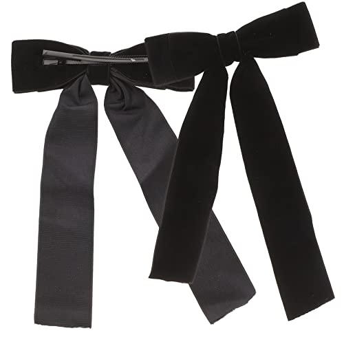 KAILIKETIY 2stücke Große Schleife Haarnadel Schleife Haarspange Für Damen Haarschmuck Haardekor Einfarbig Bowknot Haar Clips Barrettes von KAILIKETIY