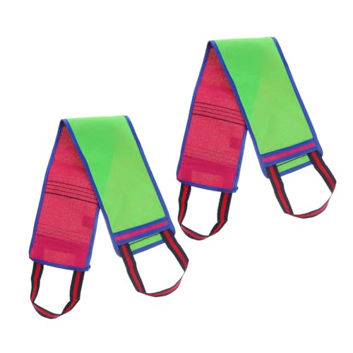 KAILIKETIY 2Stücke Pack Kreative Körperreinigung Handtuch für Tiefenreinigung Doppelseitiges Peeling Badewerkzeug für Rücken und Körperpflege für Männer und von KAILIKETIY