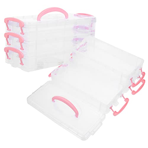 KAILIKETIY 2stücke Stapelbare Schichten Stiftboxen Abnehmbarer Aufbewahrungsbehälter Für Buntstifte Marker Und Schreibutensilien Transparente Design Für Schule Und Büro von KAILIKETIY