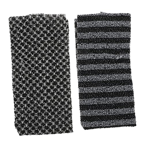 KAILIKETIY 2Stücke Teiliges Duschpeeling Handtuch Doppelseitige Rückenreinigungstücher für Sanftes Peeling und Hautpflege zur Entfernung von Abgestorbenen Hautzellen von KAILIKETIY