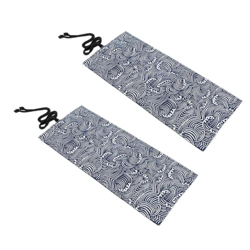 KAILIKETIY 2stücke Stifterolle Mit Druckmuster Zum Aufbewahren Von Bleistiften Zeichenstiftetasche Als Stifte-Organizer Mit Fächern Für Radiergummis Und Anspitzer von KAILIKETIY