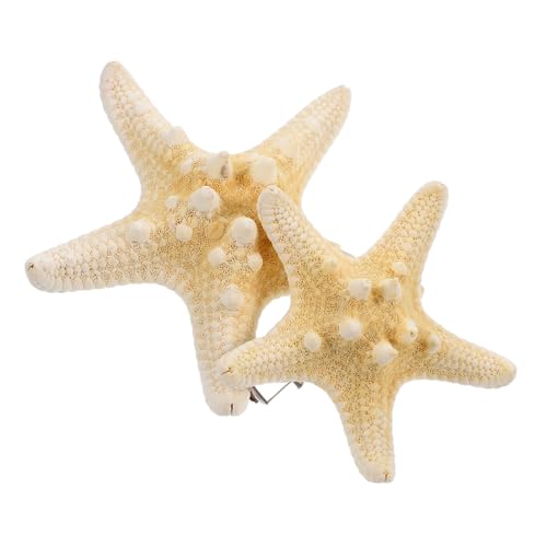 KAILIKETIY 2stücke Seestern Haarspange Fünfzackig Stern Haarnadel Strand Haarschmuck Für Frauen Mädchen Ca Elegante Haarspange Für Party Hochzeit Geschenk von KAILIKETIY