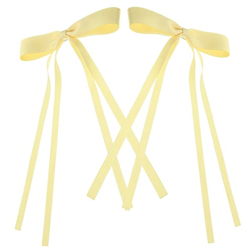 KAILIKETIY 2stücke Haarschleifen Mit Spitze Haarspangen-clips Große Schleifen Haar-accessoires Für Damen Teenager Und Mädchen von KAILIKETIY