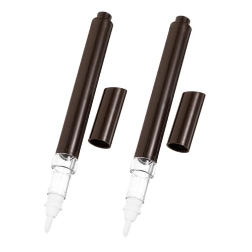 KAILIKETIY 2stücke Leerer Nagelhautölstift Mit Pinselkopf Lipgloss-flasche Lipgloss-container Applikator Für Frauen Nachfüllbarer Nagelölstift Für Maniküre von KAILIKETIY