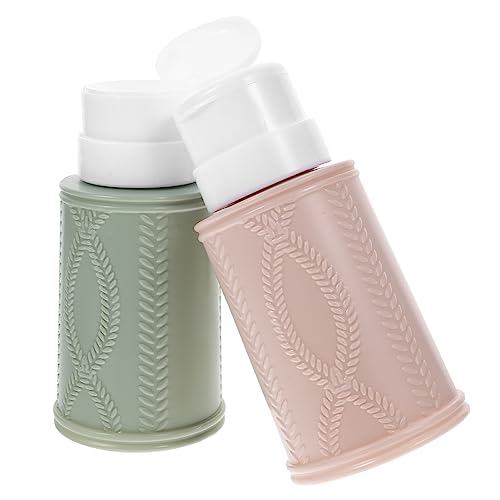 KAILIKETIY 2stücke Pumpflasche Leere Flaschen Zum Nachfüllen Pumpspenderflasche Für Nagellackentferner Und Make-up-entferner Auslaufsicher Und Tragbar von KAILIKETIY