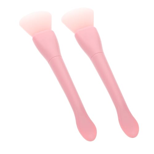 KAILIKETIY 2stücke Silikon Pinsel Mit Löffel Wiederverwendbare Applikatoren Für Gleichmäßiges Auftragen Von Masken Sanftes Silikon Leicht Zu Reinigen Für Hautpflege Und Make-up von KAILIKETIY