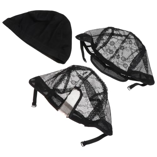 KAILIKETIY 3 STÜCKE Teiliges Elastisches Haarnetz U form Dehnbares Mesh Netzcap für Damen und Herren Praktisches tool Komfortabel und Vielseitig für Verschiedene Kopfgrößen Geeignet von KAILIKETIY