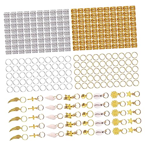 KAILIKETIY 305stücke Dreadlock Haar Schmuck Satz Dreadlock Haarring Dekorative Haarperlen Für Dreads Vielseitige Haaraccessoires Für Frauen Für Lange Und Kurze Frisuren von KAILIKETIY