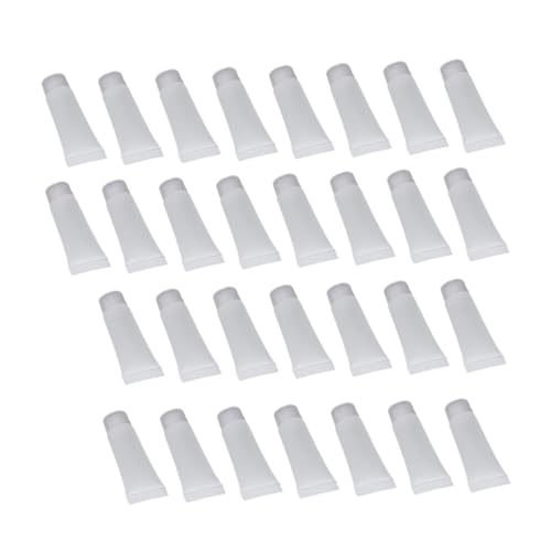 KAILIKETIY 30 Stück Squeeze Flasche Leere Reiseflaschen für Kosmetik Wiederverwendbare Reisebehälter für Lotion Handcreme Shampoo Auslaufsicher Tragbar Mattiert von KAILIKETIY