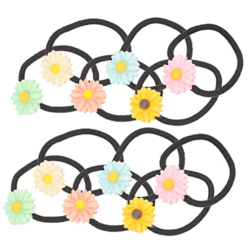 KAILIKETIY 30stücke Elastische Haargummis Blumen Haarseil Für Frauen Und Mädchen Haargummis Für Mittellanges Dickes Haar Haarseil Mit Blumen Für Verschiedene Anlässe von KAILIKETIY