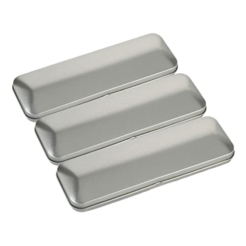 KAILIKETIY 3Stücke Multifunktions Bleistiftbox Robustem Metall für Schule Büro und Zuhause Kompakt und Leicht für Stifte Marker und Büromaterialien Langlebig und Praktisch von KAILIKETIY