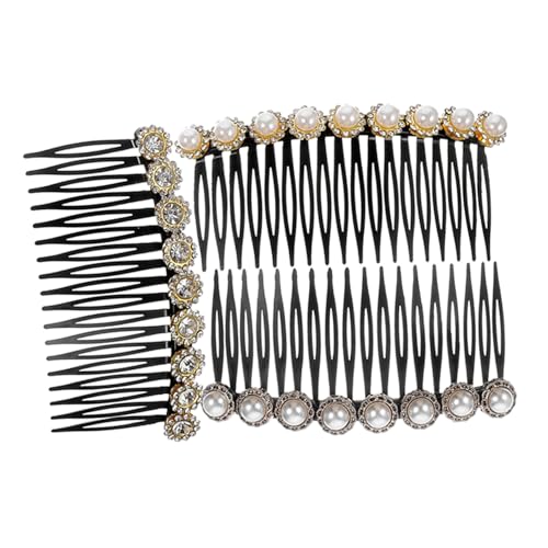 KAILIKETIY 3stücke Perlen-haarkamm Für Damen Haarseitenkamm Mit Perlen Filigranes Design Langlebig Und Dekorativ Passt Zu Hochzeitskleid Und Abendoutfits von KAILIKETIY