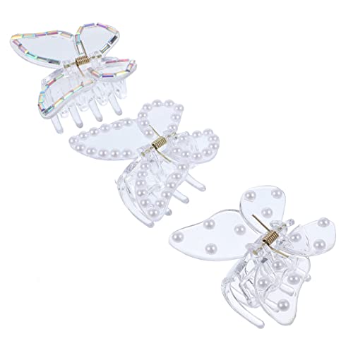 KAILIKETIY 3stücke Schmetterlings-haarklammern Elegante Haarclips Für Damen Für Besondere Anlässe Und Alltag Hält Dünnes Und Dickes Haar Zuverlässig Robustes Material Stilvolles Design von KAILIKETIY
