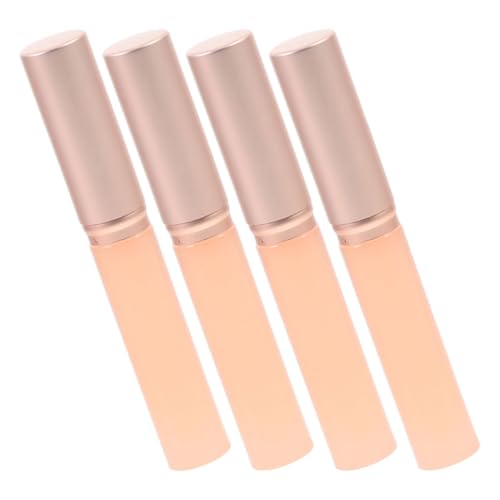 KAILIKETIY 4stücke Lippenpinsel Mit Deckel Tragbare Lipgloss Applikatoren Für Frauen Perfektes Make-up Werkzeug Für Lippen Und Concealer Für Unterwegs von KAILIKETIY