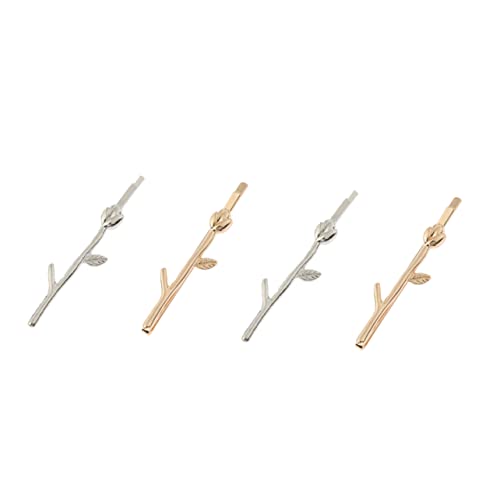 KAILIKETIY 4 Stück Zarte Haarspangen Glänzende Haarnadeln Zweigform Haarspangen Für Mädchen KAILIKETIY 4 Stück Zarte Haarspangen Glänzende Haarnadeln Zweigform Haarspangen Für Mädchen von KAILIKETIY