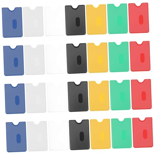 KAILIKETIY 42Stücke Kartenschutz für Debitkarten Ausweishüllen Kartenschutz Transparent Tragbar und Leicht Perfekter Schutz für Ihre Karten und Ausweise von KAILIKETIY