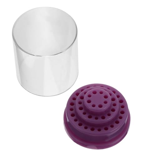 KAILIKETIY 48Löcher Nagelbohrer Bithalter Aufbewahrungskiste für Maniküre Organizer mit Design für Nagelfräser Aufsätze und Fußpflege Fräser Aufsätze von KAILIKETIY
