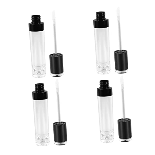 KAILIKETIY 4stücke Leere Lip Gloss Kunststoff Behälter Lipgloss Tubes Transparente Kosmetiktube Zum Nachfüllen Mit Kappen Für Diy Verwenden von KAILIKETIY