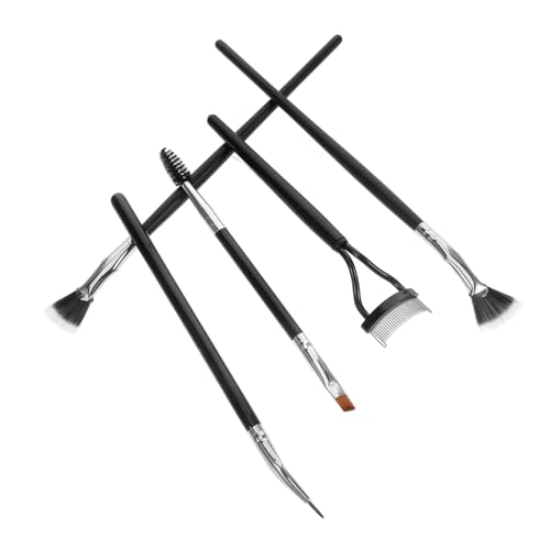 KAILIKETIY 5stücke Teiliges Fächer-wimpernbürsten Multifunktionale Mascara Und Augenbrauenbürsten Für Präzises Trennen Der Wimpern Und Optimales Auftragen Von Mascara Für Ober Und von KAILIKETIY