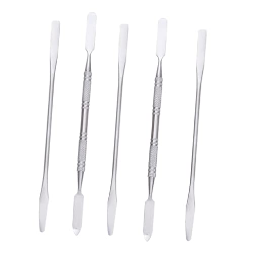 KAILIKETIY 5stücke Edelstahl Maniküre-stab Nailart-spatel Rührstab Für Make-up-mischen Make-up-spatel-werkzeug Mischwerkzeug Für Lidschatten Hautwachs Und Grundierungen von KAILIKETIY