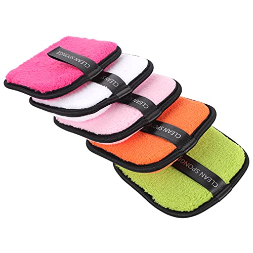 KAILIKETIY 5stücke Pack Wiederverwendbare Make-up-entferner-pads Und Gesichtsreinigungsschwämme Für Tägliche Pflege Zufällige Farbe von KAILIKETIY