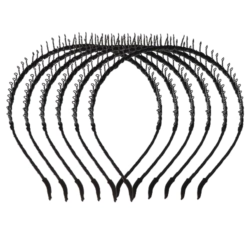 KAILIKETIY 6stücke Zähne Haarreif Mit Anti-rutsch-funktion Elastisches Stirnband Für Herren Und Damen Vielseitige Haaraccessoires Für Sport Yoga Alltag Und Partys von KAILIKETIY