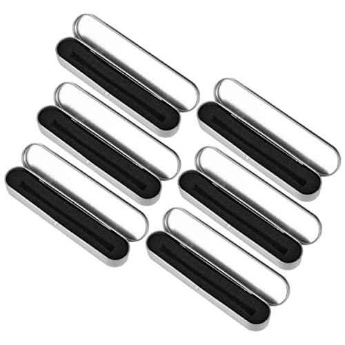 KAILIKETIY 6stücke Teiliges Metall Stiftebox Langlebiger Und Tragbarer Bleistift Organizer Aus Zinn Praktische Aufbewahrung Für Büro Und Schule Platz Für Stifte Radiergummis Und Kleine von KAILIKETIY