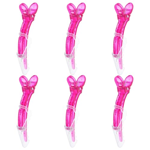 KAILIKETIY 6stücke Krokodil Haarspangen Salon Alligator Damen Air Clips Haarstylisten Haarspange Zufällige Farbe Clips Für Haare Friseurzubehör Haarspangen Salon - von KAILIKETIY