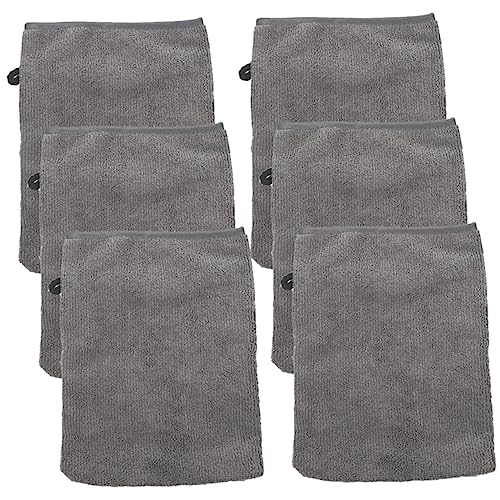 KAILIKETIY 6stücke Mikrofaser Abschminktücher Gesichtshandschuhe Zum Reinigen Make-up Entferner Waschhandschuh Für Gesicht Haushaltsgesichtshandschuhe von KAILIKETIY