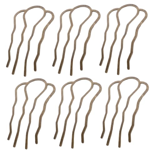 KAILIKETIY 6stücke U-förmige Haarspange Aus Metall Seitenkämme Drehkamm Für Hochsteckfrisuren Pferdeschwanzhalter Haarstyling-tool Für Frauen Und Mädchen von KAILIKETIY