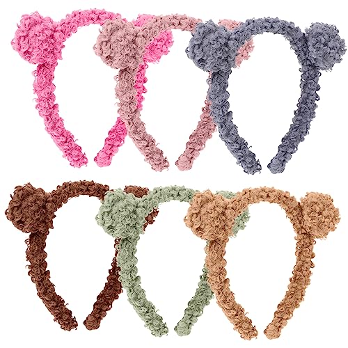 KAILIKETIY 6stücke Teiliges Bärenohren Haarreifen Flauschige Stirnbänder Für Makeup Cosplay Partys Und Fotografie Niedliche Tierkopfbedeckungen Für Altersgruppen KAILIKETIY 6stücke Teiliges Bärenohren Haarreifen Flauschige Stirnbänder Für Makeup Cosplay Partys Und Fotografie Niedliche Tierkopfbedeckungen Für Altersgruppen von KAILIKETIY