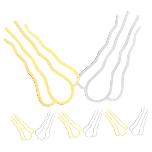KAILIKETIY Haargabeln Für Frauen 4 Zinken Haarstäbe Für Dutt-top-clip Haar-accessoires Für Mädchen Haar-dutt-stick von KAILIKETIY