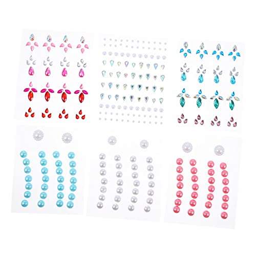 KAILIKETIY Augenjuwelen Aufkleber 6 Blätter Selbstklebende Gesichtsjuwelen für Party Rave Hochglänzend Attraktiv Eye Gems Dekoration für Make Up Kunststoffe Juwelen für Gesichtsschmuck KAILIKETIY Augenjuwelen Aufkleber 6 Blätter Selbstklebende Gesichtsjuwelen für Party Rave Hochglänzend Attraktiv Eye Gems Dekoration für Make Up Kunststoffe Juwelen für Gesichtsschmuck von KAILIKETIY
