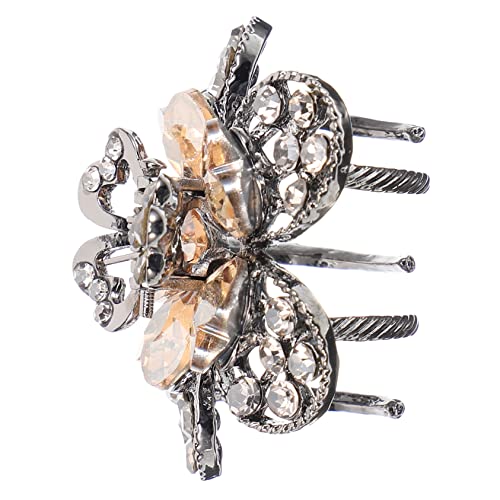 KAILIKETIY Blumen Haarnadel Perlenaufkleber Für Das Haar Keine Knicke Haarspangen Französische Haarspange Haarspange Strass Brosche Haarspangen Für Mädchen Mini Haarspangen von KAILIKETIY