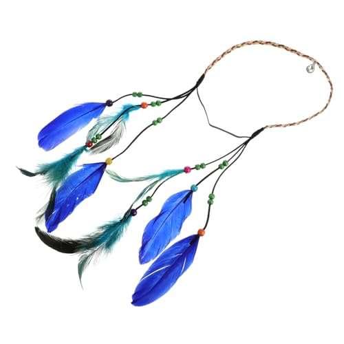 KAILIKETIY Boho Haarschmuck Damen Handgefertigtes Stirnband Indisches Kopfstück für Karneval Partys Stilvolle Kopfbedeckung für Besondere Anlässe Vielseitig Einsetzbar von KAILIKETIY