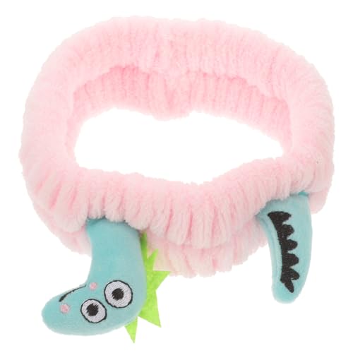 KAILIKETIY Cartoon Dinosaurier Stirnband für Frauen Dehnbares Leichtes Haarband aus Weichem Material Praktisches Spa Make up Stirnband Lustiges Accessoire für Gesichtswäsche und von KAILIKETIY