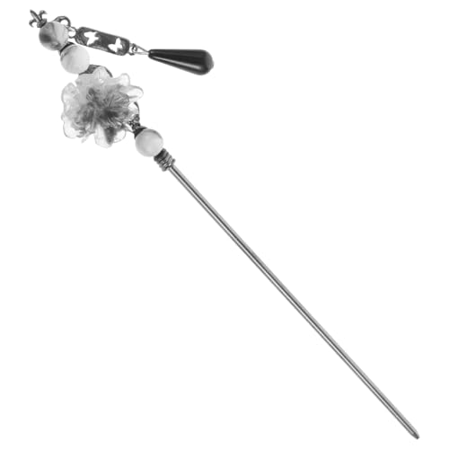 KAILIKETIY Chinesischer Haarstab Dutt Haarstab aus Metall Vintage Haarnadel für Frauen Haarschmuck für Hochzeiten und Partys mit Blumenmotiv Asiatisches Haaraccessoire von KAILIKETIY