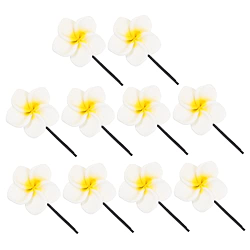 KAILIKETIY Damen Haarspangen 10 Stück Blumen Haar Clip aus Harz Niedliche Eierblume Haarnadel Kopfschmuck für Mädchen Haar Accessoire für Festliche Anlässe von KAILIKETIY