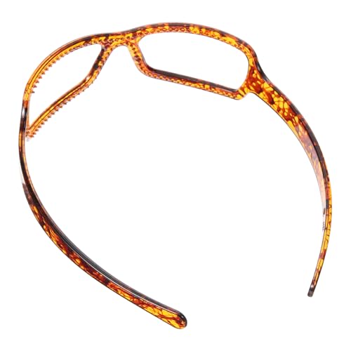 KAILIKETIY Damen Stirnband im Brillen Design Haarband für Makeup Freizeit Bequemes Dekoratives Kopfband für Partys Fotoshootings Vielseitig Kombinierbar von KAILIKETIY