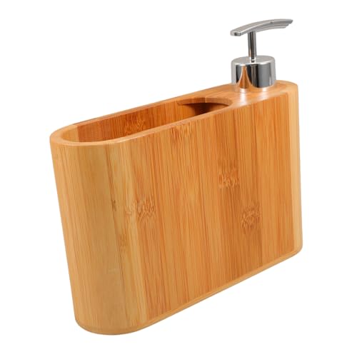 KAILIKETIY Duschgelglas Kühlschrank Magnetisch Nagelherd Heizgerät Oval Luftzubehör Rutschfest Verschleißfest Patch Seifen Organizer Holz Hellbraun von KAILIKETIY