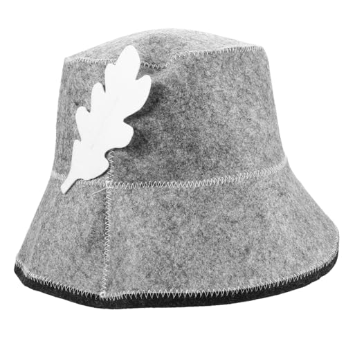 KAILIKETIY Filz Saunahut Für Herren Bequemer Saunahut Aus Filz Wasserabsorbierender Duschhaube Atmungsaktiver Sauna Hut Für Saunaraum Und Spa von KAILIKETIY